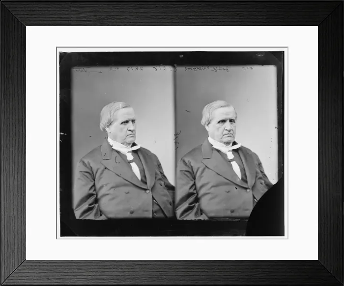 Framed Print : Judge Nathan Clifford, 1865-1880. Creator: Unknown Framed Print : Judge Nathan Clifford, 1865-1880. Creator: Unknown
