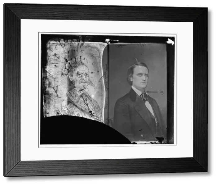 Framed Print : John C. Breckinridge of Kentucky, 1865-1880. Creator: Unknown Framed Print : John C. Breckinridge of Kentucky, 1865-1880. Creator: Unknown
