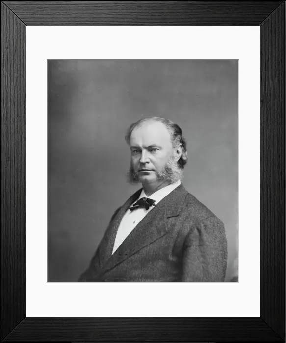 Framed Print : Theodore Fitz Randolph of New Jersey, between 1865 and 1880. Creator: Unknown Framed Print : Theodore Fitz Randolph of New Jersey, between 1865 and 1880. Creator: Unknown