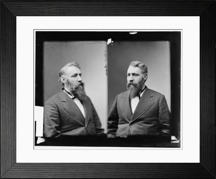 Framed Print : J. Warren Keifer of Ohio, 1865-1880. Creator: Unknown Framed Print : J. Warren Keifer of Ohio, 1865-1880. Creator: Unknown