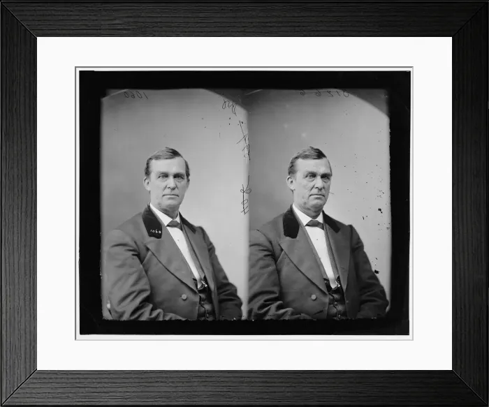 Framed Print : Milton J. Durham of Kentucky, 1865-1880. Creator: Unknown Framed Print : Milton J. Durham of Kentucky, 1865-1880. Creator: Unknown