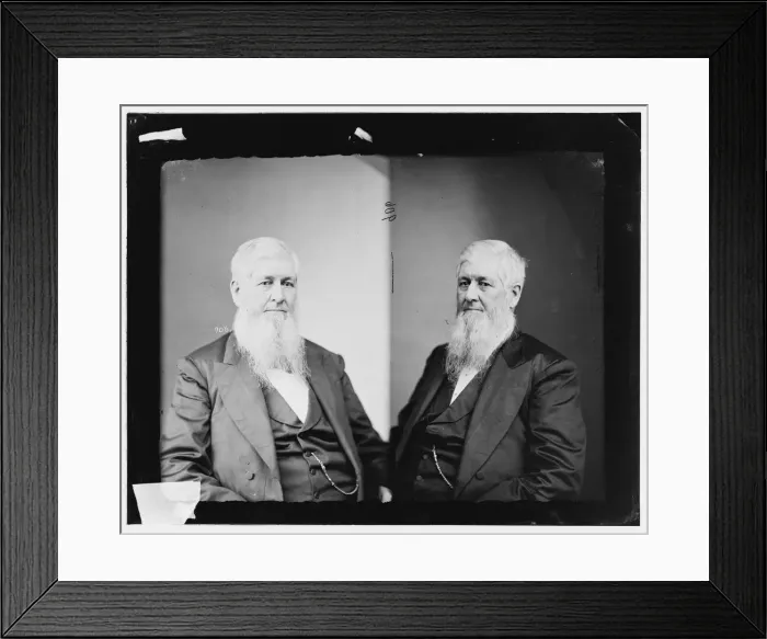 Framed Print : L. D. Moore, 1865-1880. Creator: Unknown Framed Print : L. D. Moore, 1865-1880. Creator: Unknown