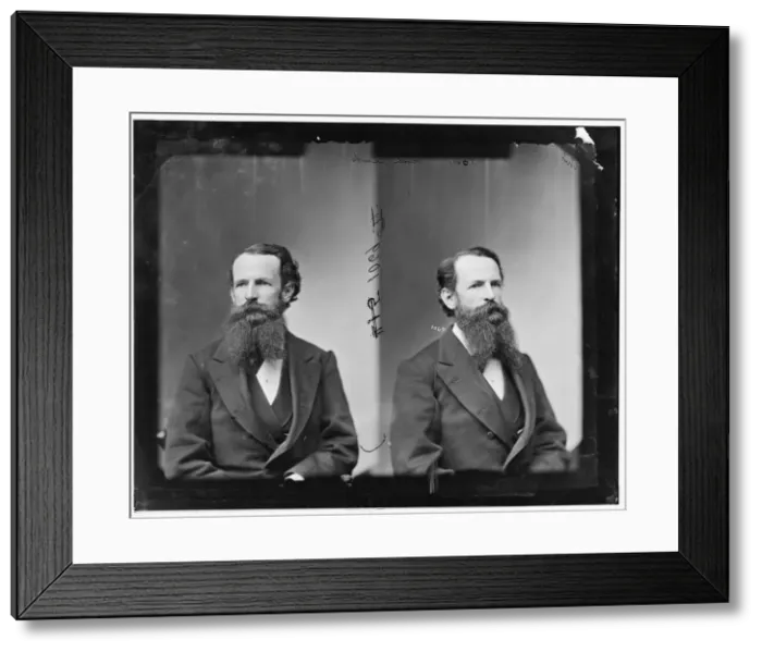 Framed Print : Rush Clark of Iowa, 1865-1880. Creator: Unknown Framed Print : Rush Clark of Iowa, 1865-1880. Creator: Unknown