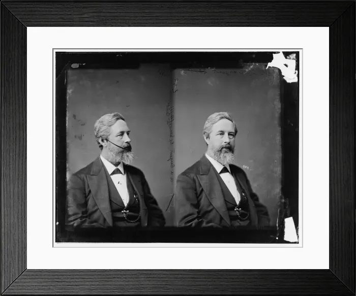 Framed Print : Aaron Augustus Sargent of California, 1865-1880. Creator: Unknown