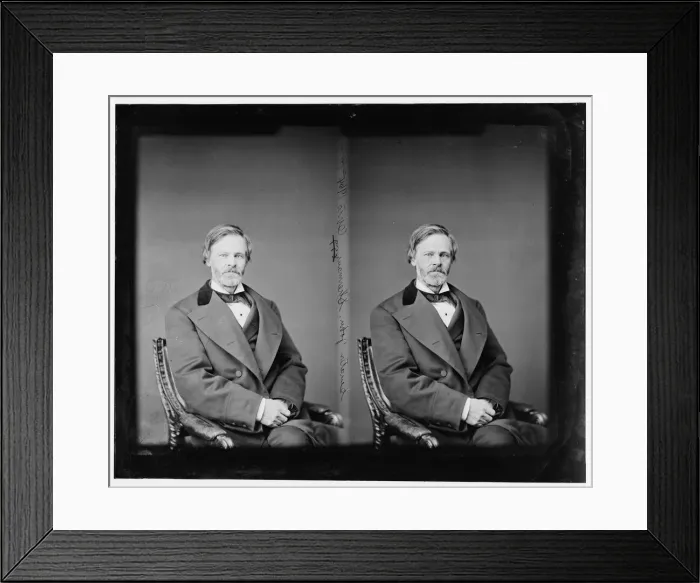 Framed Print : John Sherman of Ohio, 1865-1880. Creator: Unknown Framed Print : John Sherman of Ohio, 1865-1880. Creator: Unknown