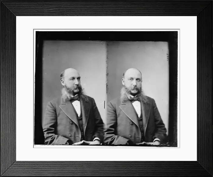 Framed Print : Henry M. Mathews, 1865-1880. Creator: Unknown Framed Print : Henry M. Mathews, 1865-1880. Creator: Unknown
