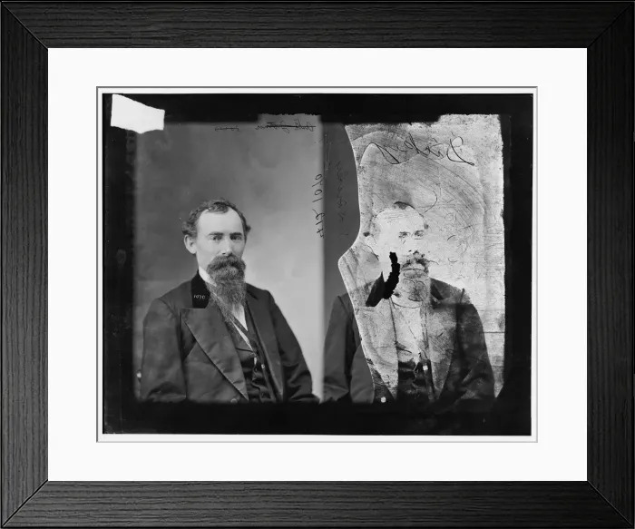 Framed Print : Henry L. Dickey of Ohio, 1865-1880. Creator: Unknown Framed Print : Henry L. Dickey of Ohio, 1865-1880. Creator: Unknown
