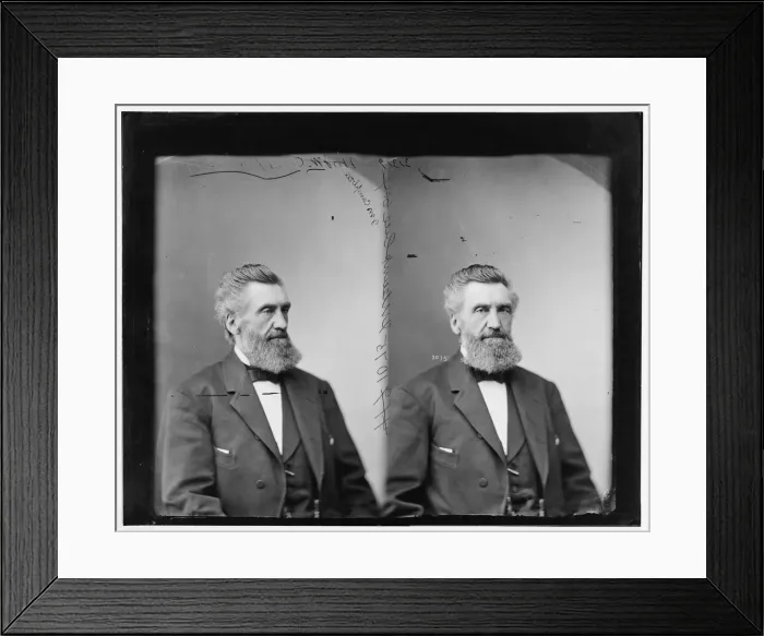 Framed Print : Jacob Miller Campbell of Pennsylvania, 1865-1880. Creator: Unknown Framed Print : Jacob Miller Campbell of Pennsylvania, 1865-1880. Creator: Unknown
