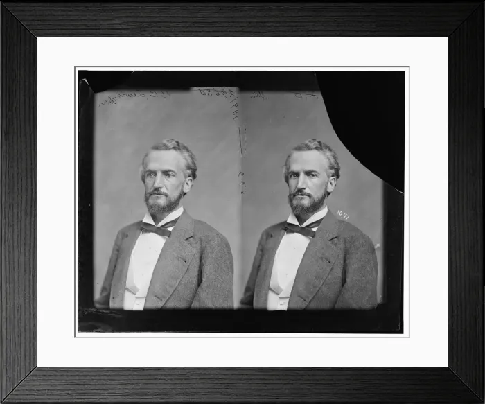 Framed Print : Burwell Boykin Lewis of Alabama, 1865-1880. Creator: Unknown Framed Print : Burwell Boykin Lewis of Alabama, 1865-1880. Creator: Unknown