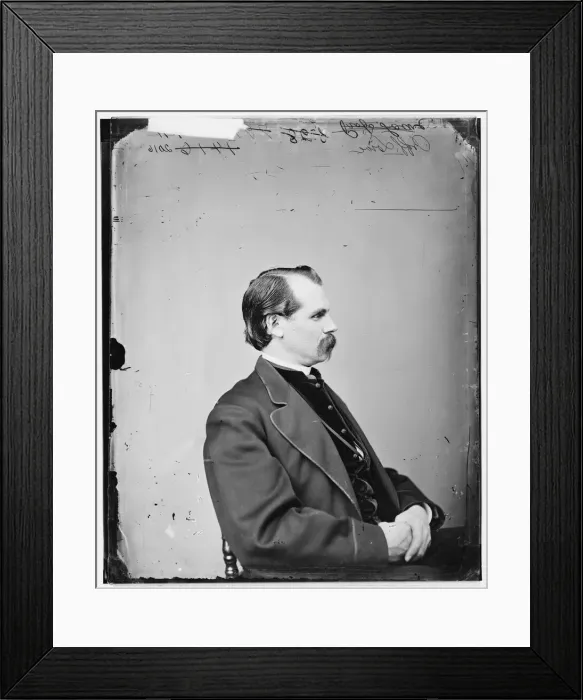 Framed Print : Professor T. S. C. Lowe, between 1865 and 1880. Creator: Unknown Framed Print : Professor T. S. C. Lowe, between 1865 and 1880. Creator: Unknown