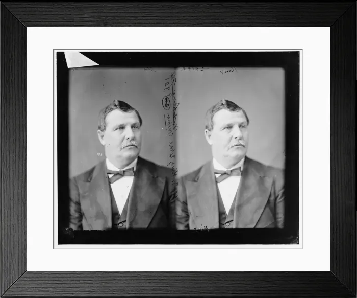 Framed Print : William S. King of Minnesota, 1865-1880. Creator: Unknown Framed Print : William S. King of Minnesota, 1865-1880. Creator: Unknown