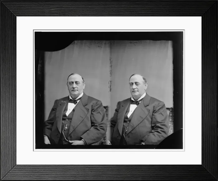 Framed Print : William S. Stokley of Pennsylvania, 1865-1880. Creator: Unknown Framed Print : William S. Stokley of Pennsylvania, 1865-1880. Creator: Unknown