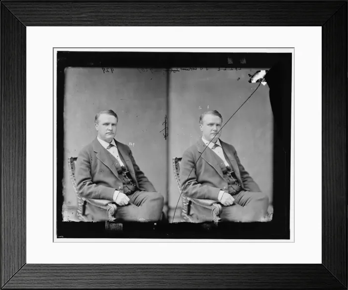 Framed Print : Stephen Benton Elkins of West Virginia, 1865-1880. Creator: Unknown Framed Print : Stephen Benton Elkins of West Virginia, 1865-1880. Creator: Unknown