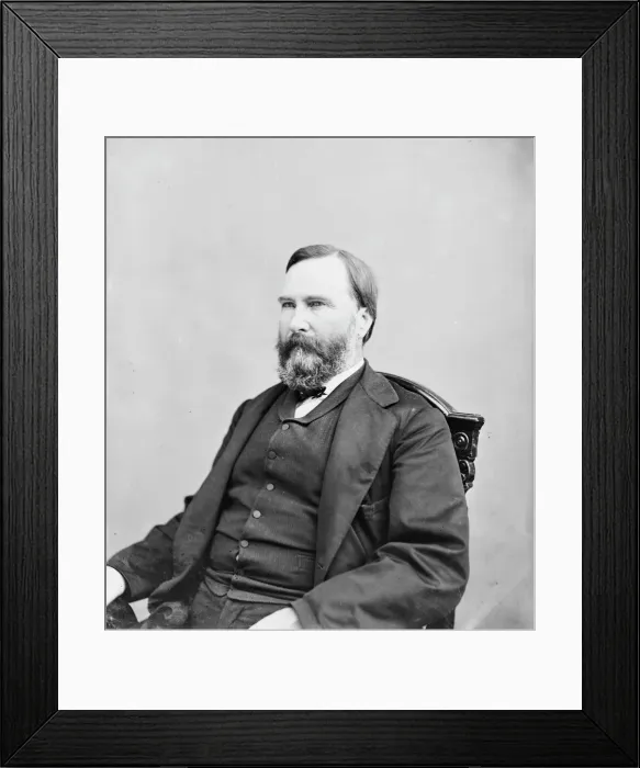 Framed Print : General James Longstreet, C. S. A. between 1865 and 1880. Creator: Unknown Framed Print : General James Longstreet, C. S. A. between 1865 and 1880. Creator: Unknown