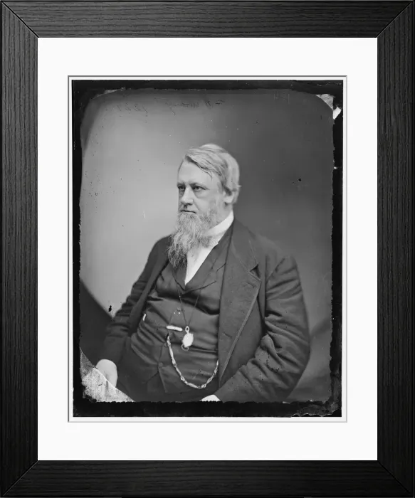 Framed Print : Henry Bowen Anthony of Rhode Island. 1865-1880. Creator: Unknown Framed Print : Henry Bowen Anthony of Rhode Island. 1865-1880. Creator: Unknown