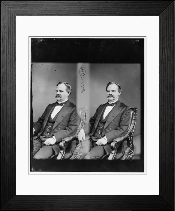 Framed Print : William Adams Richardson, 1865-1880. Creator: Unknown Framed Print : William Adams Richardson, 1865-1880. Creator: Unknown