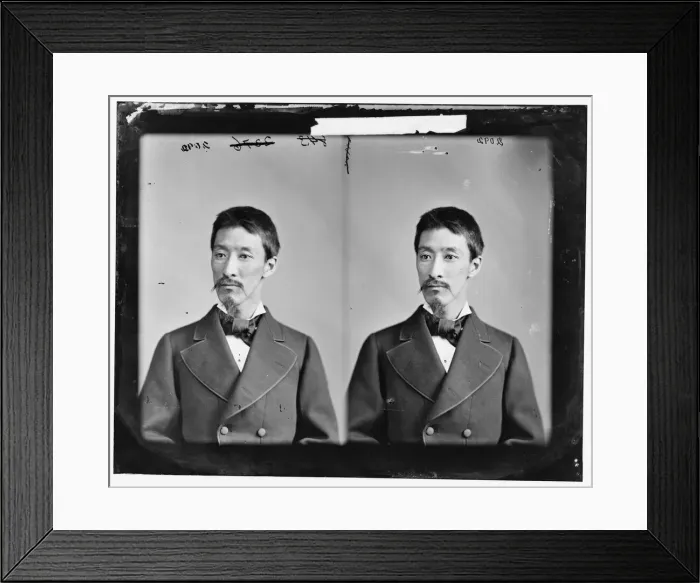Framed Print : Japanese Minister Giro Yano, 1865-1880. Creator: Unknown Framed Print : Japanese Minister Giro Yano, 1865-1880. Creator: Unknown