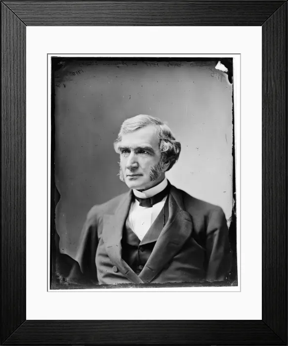 Framed Print : Justin Smith Morrill of Vermont, between 1865 and 1880. Creator: Unknown Framed Print : Justin Smith Morrill of Vermont, between 1865 and 1880. Creator: Unknown