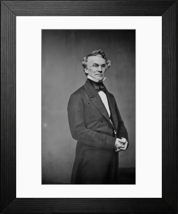 Framed Print : Rev. W. Adams, between 1855 and 1865. Creator: Unknown Framed Print : Rev. W. Adams, between 1855 and 1865. Creator: Unknown