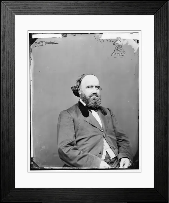 Framed Print : Samuel C. Pomeroy of Kansas, between 1865 and 1880. Creator: Unknown Framed Print : Samuel C. Pomeroy of Kansas, between 1865 and 1880. Creator: Unknown