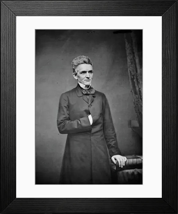Framed Print : Rev. Elias Lyman Magoon, between 1855 and 1865. Creator: Unknown Framed Print : Rev. Elias Lyman Magoon, between 1855 and 1865. Creator: Unknown