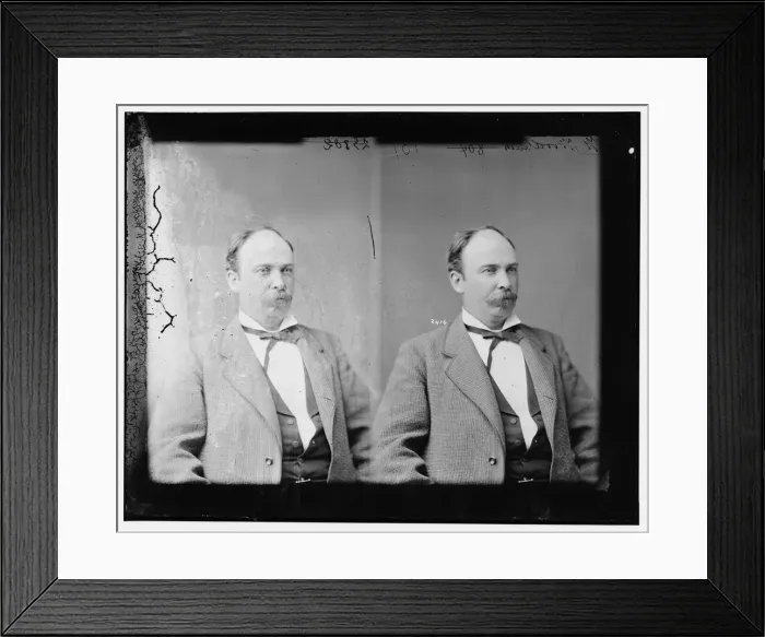 Framed Print : William Woodburn of Nevada, 1865-1880. Creator: Unknown Framed Print : William Woodburn of Nevada, 1865-1880. Creator: Unknown