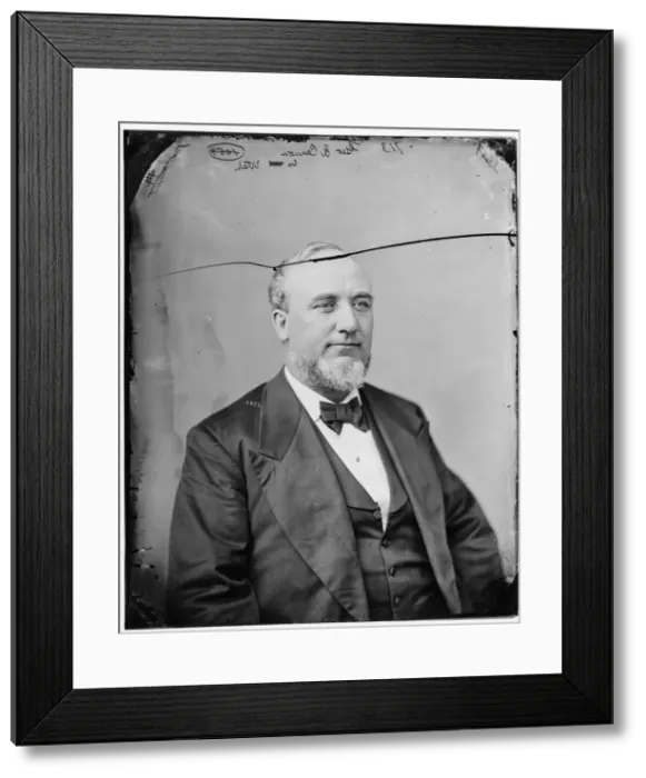 Framed Print : George Quayle Cannon, delegate of Utah, between 1865 and 1880. Creator: Unknown Framed Print : George Quayle Cannon, delegate of Utah, between 1865 and 1880. Creator: Unknown