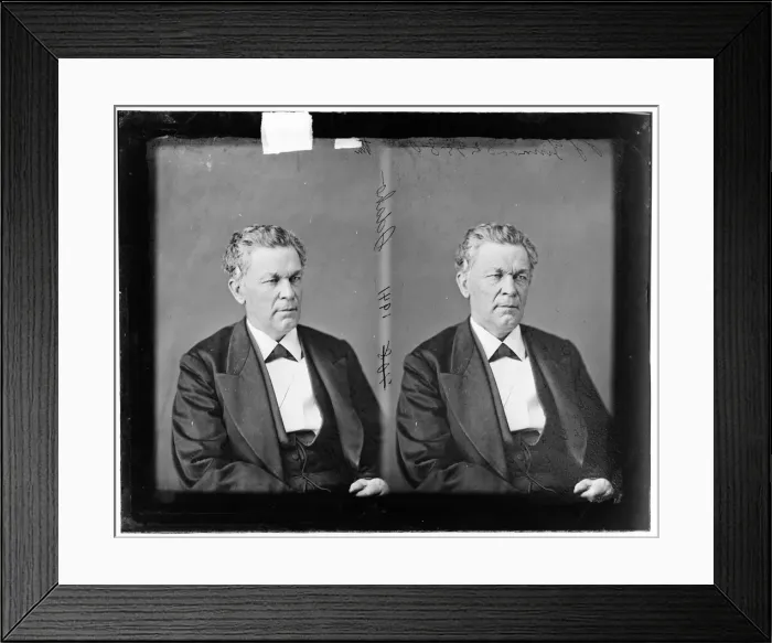 Framed Print : Stephen Southmyd Fenn of Idaho, 1865-1880. Creator: Unknown Framed Print : Stephen Southmyd Fenn of Idaho, 1865-1880. Creator: Unknown