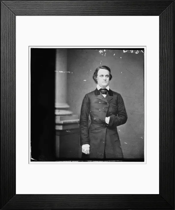 Framed Print : John Cabell Breckinridge of Kentucky, between 1855 and 1865. Creator: Unknown Framed Print : John Cabell Breckinridge of Kentucky, between 1855 and 1865. Creator: Unknown
