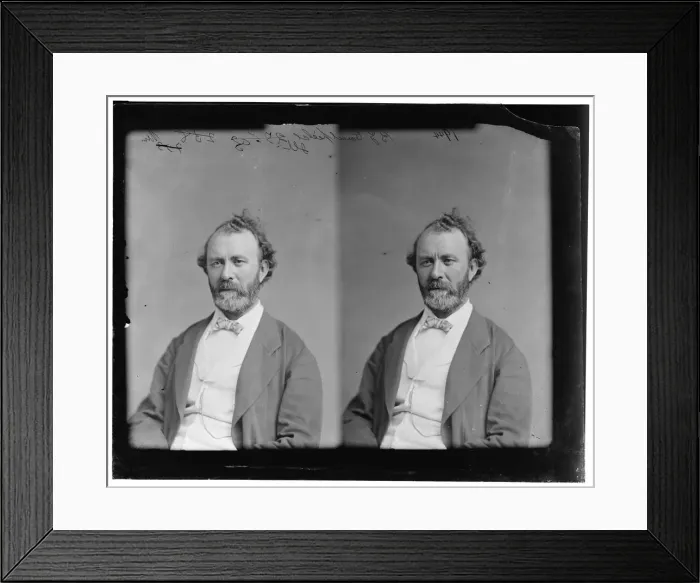 Framed Print : Bernard G. Caulfield of Illinois, 1865-1880. Creator: Unknown Framed Print : Bernard G. Caulfield of Illinois, 1865-1880. Creator: Unknown
