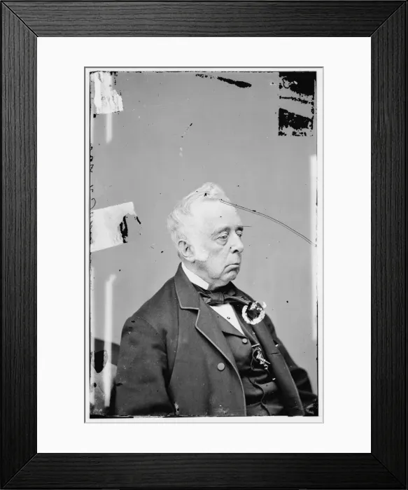 Framed Print : Reverdy Johnson, between 1855 and 1865. Creator: Unknown Framed Print : Reverdy Johnson, between 1855 and 1865. Creator: Unknown