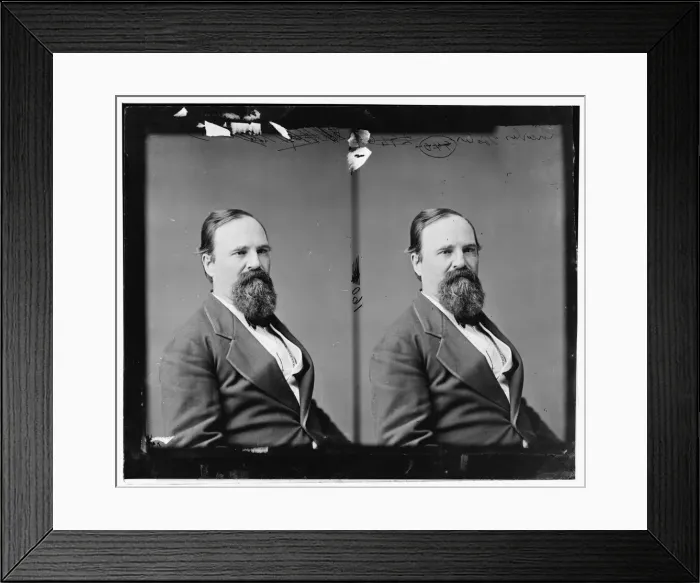 Framed Print : Charles Foster of Ohio, 1865-1880. Creator: Unknown Framed Print : Charles Foster of Ohio, 1865-1880. Creator: Unknown