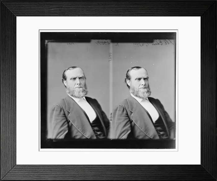 Framed Print : John R. Eden of Illinois, 1865-1880. Creator: Unknown Framed Print : John R. Eden of Illinois, 1865-1880. Creator: Unknown