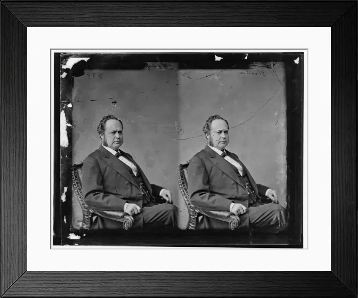 Framed Print : Senator William Windom of Minnesota, c. 1865-1880. Creator: Unknown Framed Print : Senator William Windom of Minnesota, c. 1865-1880. Creator: Unknown