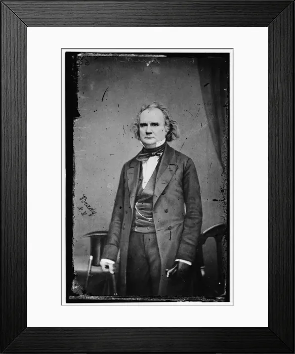 Framed Print : James M. Mason of Virginia, between 1855 and 1865. Creator: Unknown Framed Print : James M. Mason of Virginia, between 1855 and 1865. Creator: Unknown
