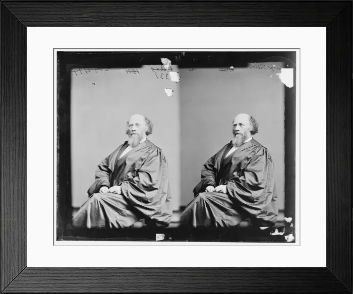 Framed Print : Judge Stephen Field, 1865-1880. Creator: Unknown Framed Print : Judge Stephen Field, 1865-1880. Creator: Unknown