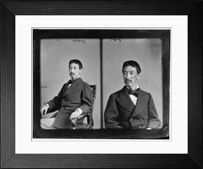 Framed Print : Japanese Minister Giro Yano, 1865-1880. Creator: Unknown Framed Print : Japanese Minister Giro Yano, 1865-1880. Creator: Unknown