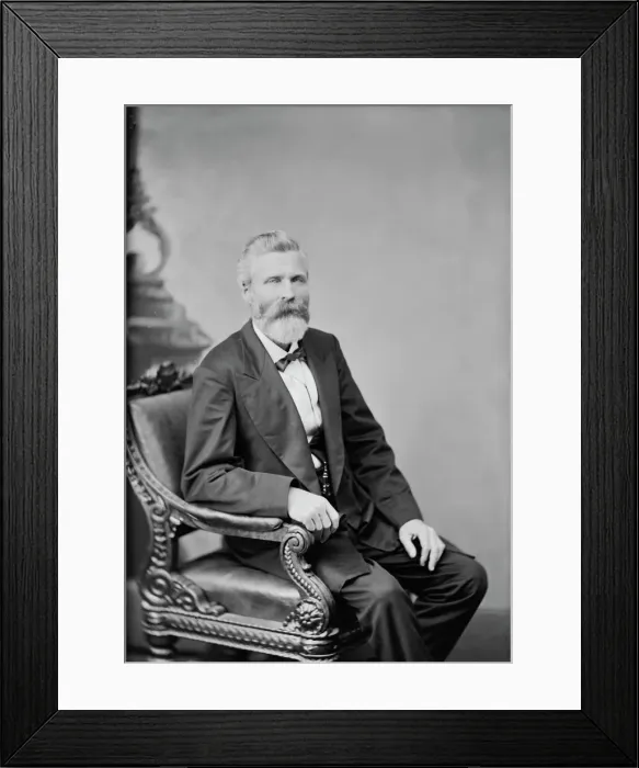 Framed Print : William Ferguson Slemons of Arkansas, between 1865 and 1880. Creator: Unknown Framed Print : William Ferguson Slemons of Arkansas, between 1865 and 1880. Creator: Unknown