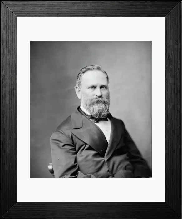 Framed Print : Thomas Stanley Matthews of Ohio, between 1865 and 1880. Creator: Unknown Framed Print : Thomas Stanley Matthews of Ohio, between 1865 and 1880. Creator: Unknown