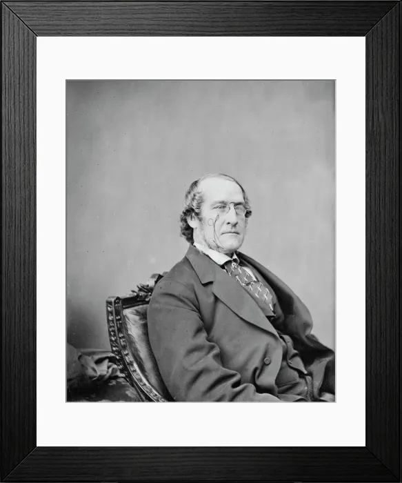 Framed Print : James Brooks of Arkansas, between 1855 and 1865. Creator: Unknown Framed Print : James Brooks of Arkansas, between 1855 and 1865. Creator: Unknown