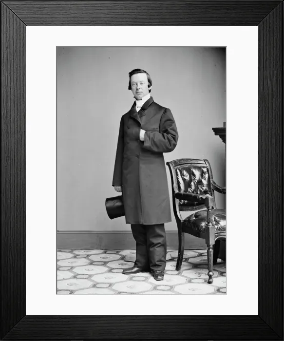 Framed Print : Rev. F. E. Lavorends, between 1855 and 1865. Creator: Unknown Framed Print : Rev. F. E. Lavorends, between 1855 and 1865. Creator: Unknown