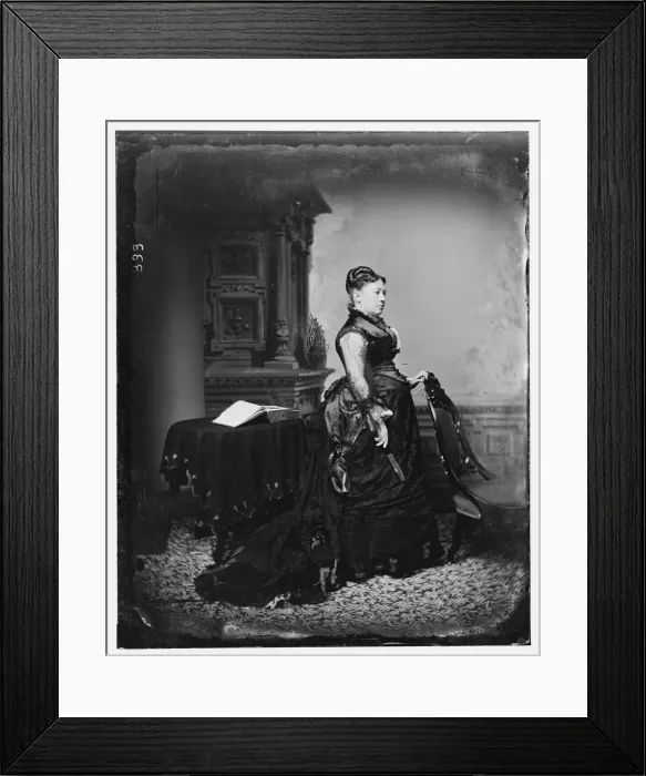 Framed Print : Grant, Mrs. U. S. (Julia Dent), 1876. Creator: Unknown Framed Print : Grant, Mrs. U. S. (Julia Dent), 1876. Creator: Unknown