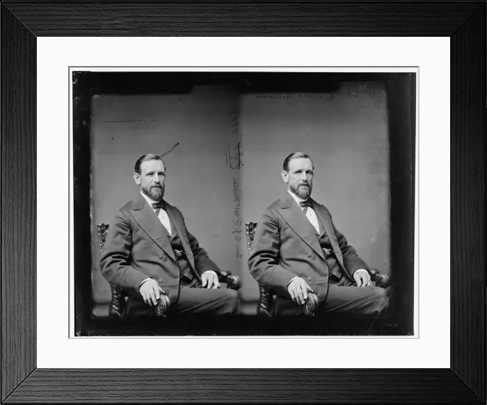 Framed Print : Samuel James Renwick McMillan of Minnesota, 1865-1880. Creator: Unknown Framed Print : Samuel James Renwick McMillan of Minnesota, 1865-1880. Creator: Unknown