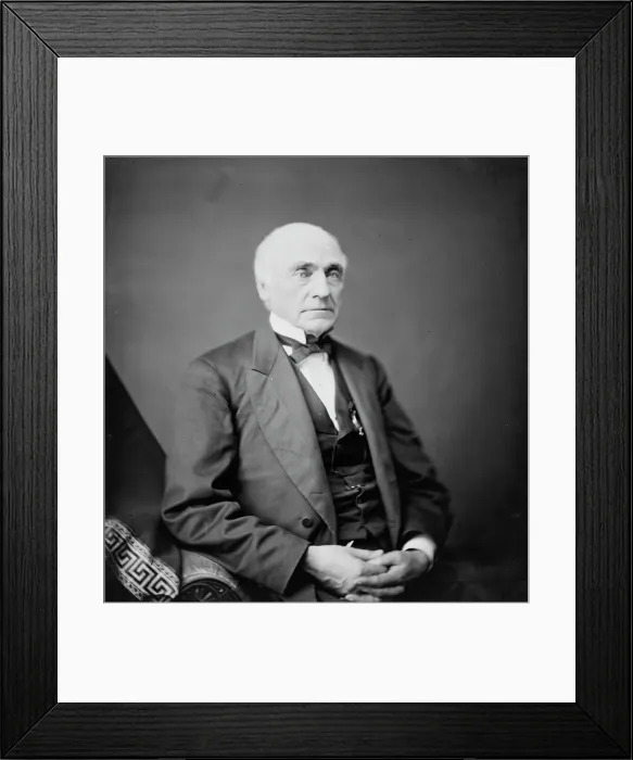 Framed Print : Lot Myrick Morrill of Maine, between 1865 and 1880. Creator: Unknown Framed Print : Lot Myrick Morrill of Maine, between 1865 and 1880. Creator: Unknown
