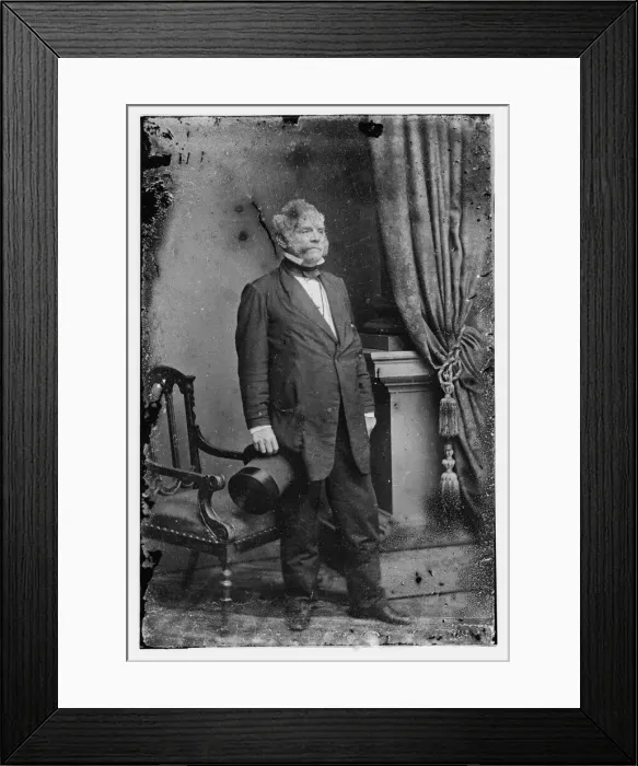 Framed Print : Thomas Holliday Hicks of Maryland, between 1855 and 1865. Creator: Unknown Framed Print : Thomas Holliday Hicks of Maryland, between 1855 and 1865. Creator: Unknown