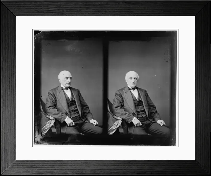 Framed Print : Lot M. Morrill of Maine, 1865-1880. Creator: Unknown Framed Print : Lot M. Morrill of Maine, 1865-1880. Creator: Unknown