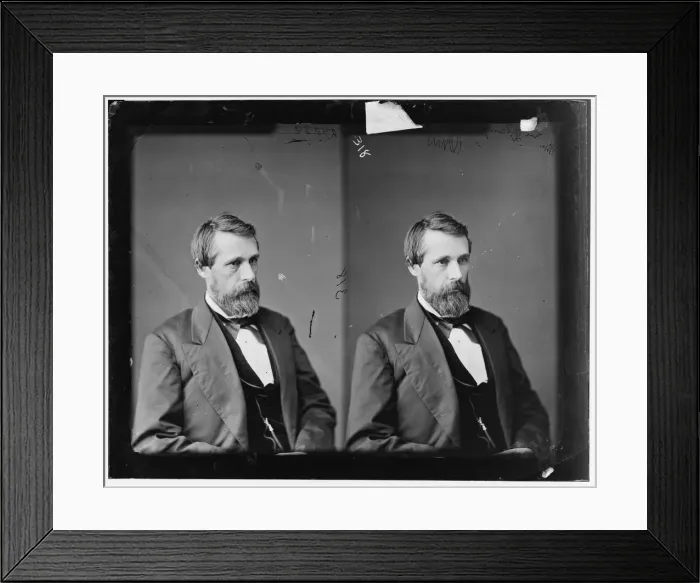 Framed Print : L. Stanford, 1865-1880. Creator: Unknown Framed Print : L. Stanford, 1865-1880. Creator: Unknown