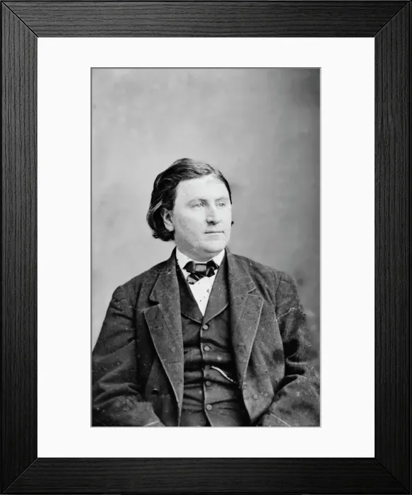 Framed Print : Rev. E. Bartlett, between 1855 and 1865. Creator: Unknown Framed Print : Rev. E. Bartlett, between 1855 and 1865. Creator: Unknown