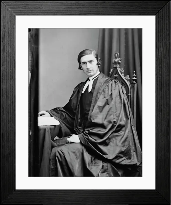 Framed Print : Rev. W. D. Walker, between 1855 and 1865. Creator: Unknown Framed Print : Rev. W. D. Walker, between 1855 and 1865. Creator: Unknown