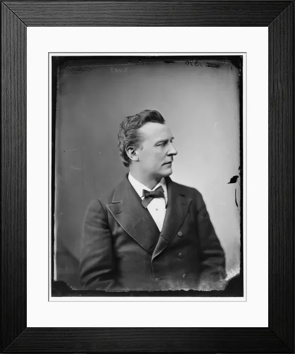 Framed Print : Actor John McCullough, between 1865 and 1880. Creator: Unknown Framed Print : Actor John McCullough, between 1865 and 1880. Creator: Unknown